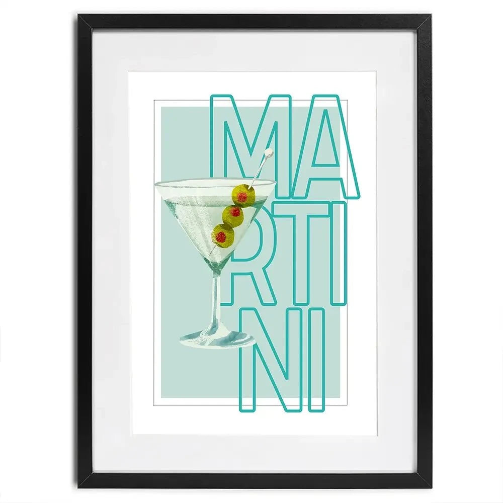 Martini Framed Art Print Martini Framed Art Print wall art product Art Print Shop