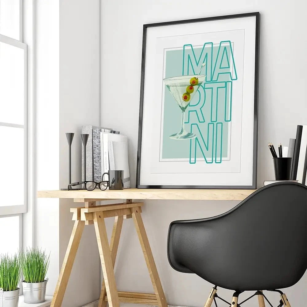Martini Framed Art Print Martini Framed Art Print wall art product Art Print Shop