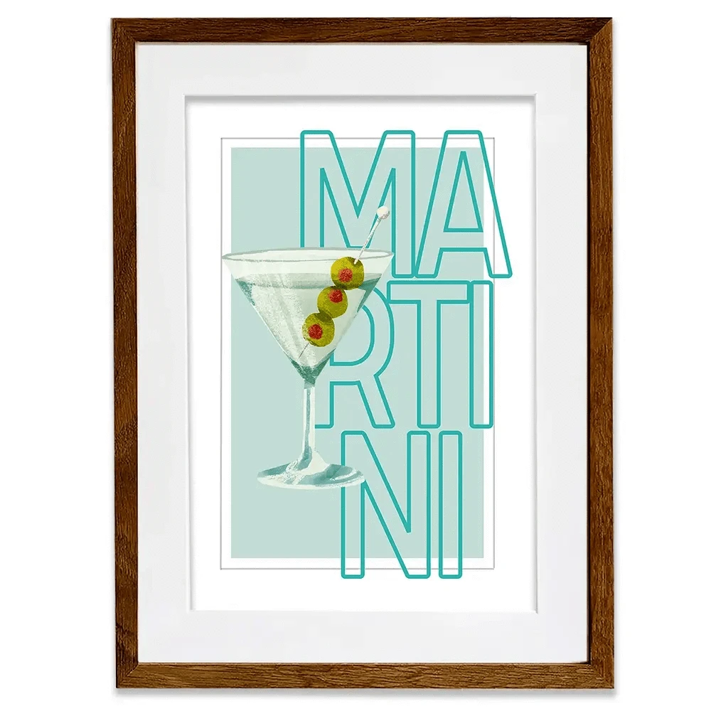 Martini Framed Art Print Martini Framed Art Print wall art product Art Print Shop