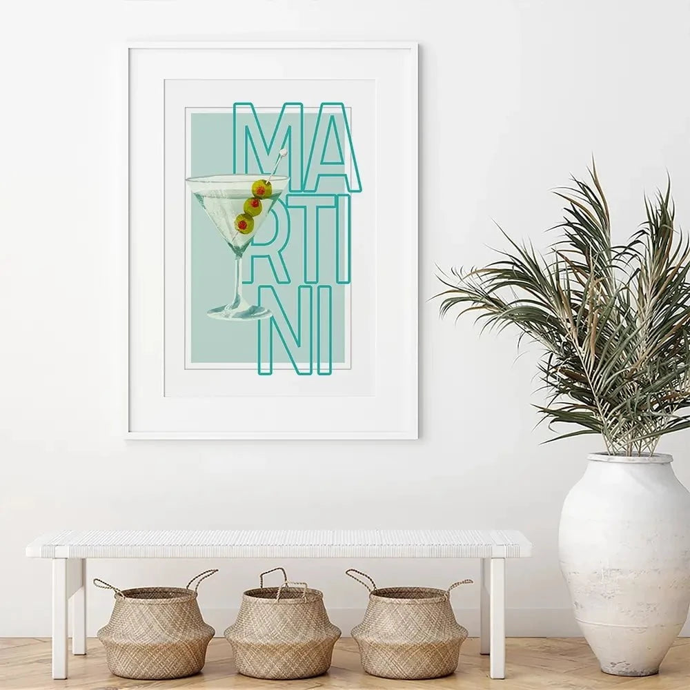 Martini Framed Art Print Martini Framed Art Print wall art product Art Print Shop