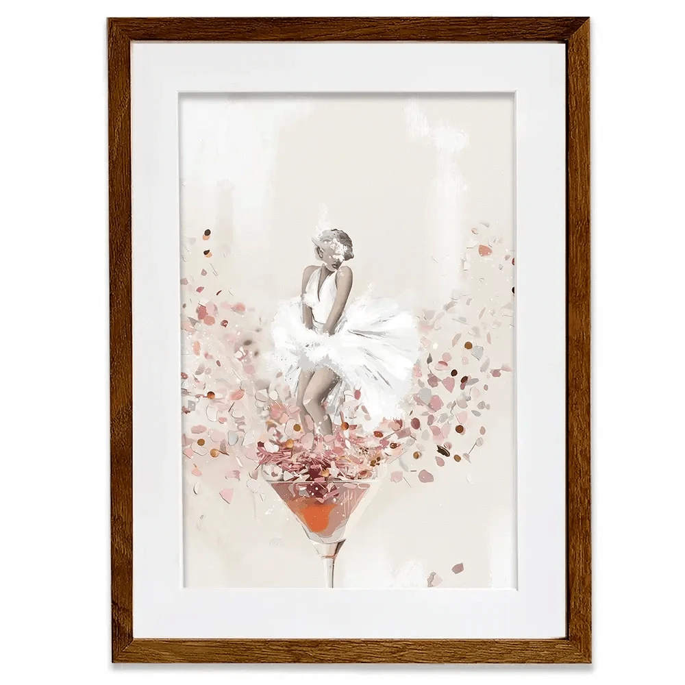 Martini Marilyn Framed Art Print Martini Marilyn Framed Art Print wall art product Isabella Karolewicz