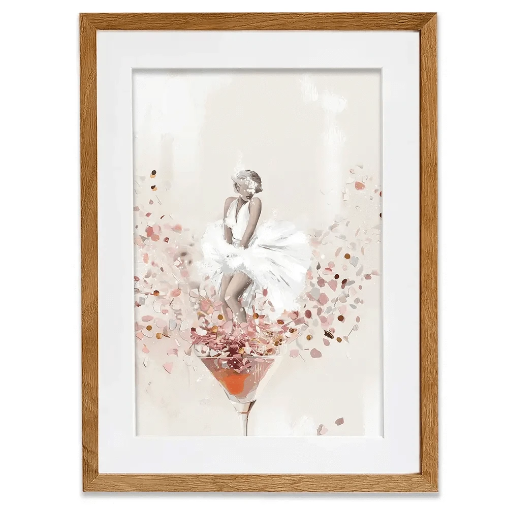 Martini Marilyn Framed Art Print Martini Marilyn Framed Art Print wall art product Isabella Karolewicz
