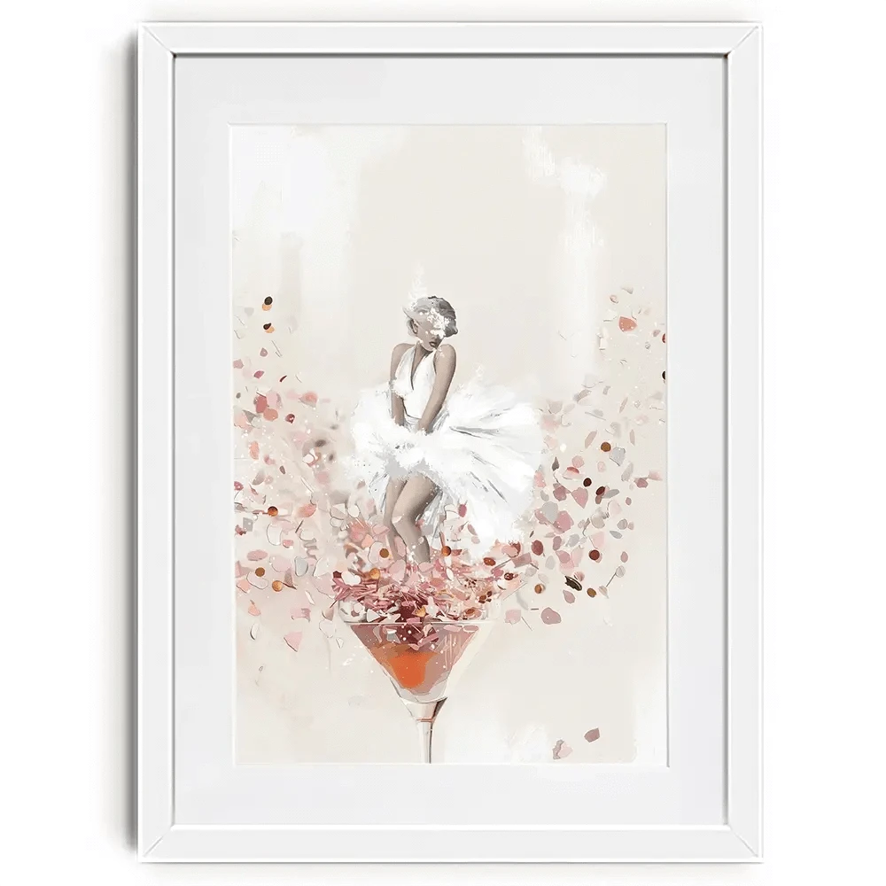 Martini Marilyn Framed Art Print Martini Marilyn Framed Art Print wall art product Isabella Karolewicz