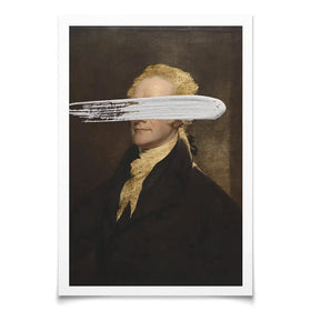 Masked Hamilton Art Print Masked Hamilton Art Print wall art product Jennifer Goldberger