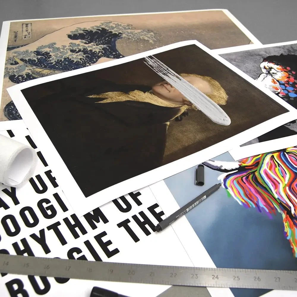 Masked Hamilton Art Print Masked Hamilton Art Print wall art product Jennifer Goldberger