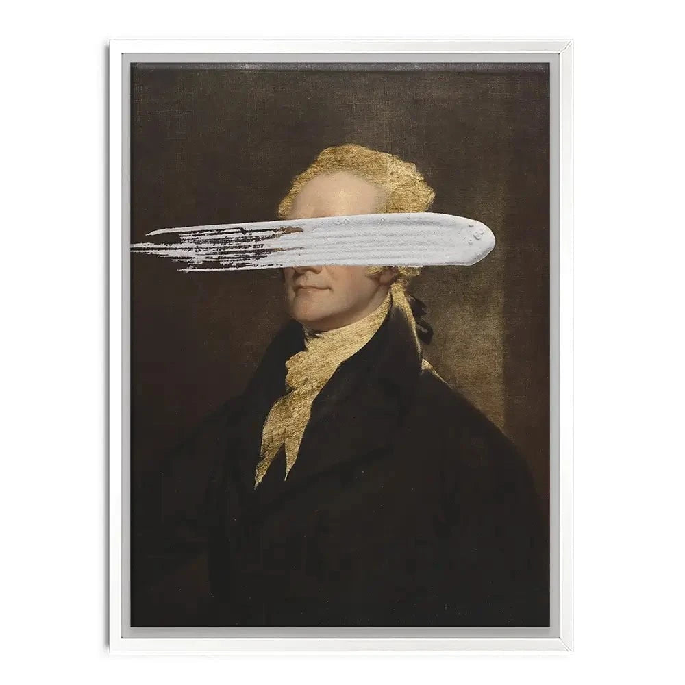 Masked Hamilton Canvas Print Masked Hamilton Canvas Print wall art product Jennifer Goldberger