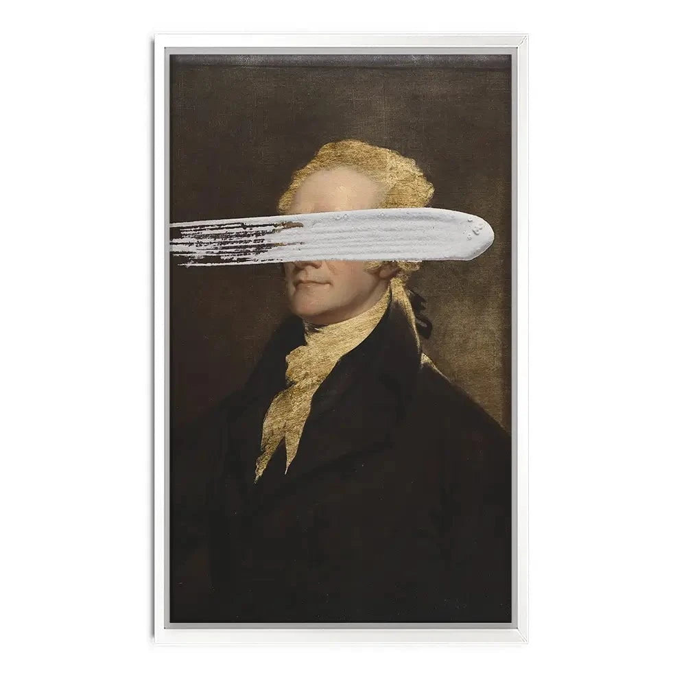 Masked Hamilton Canvas Print Masked Hamilton Canvas Print wall art product Jennifer Goldberger
