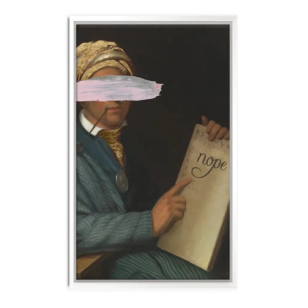 Masked Sequoyah Canvas Print Masked Sequoyah Canvas Print wall art product Jennifer Goldberger