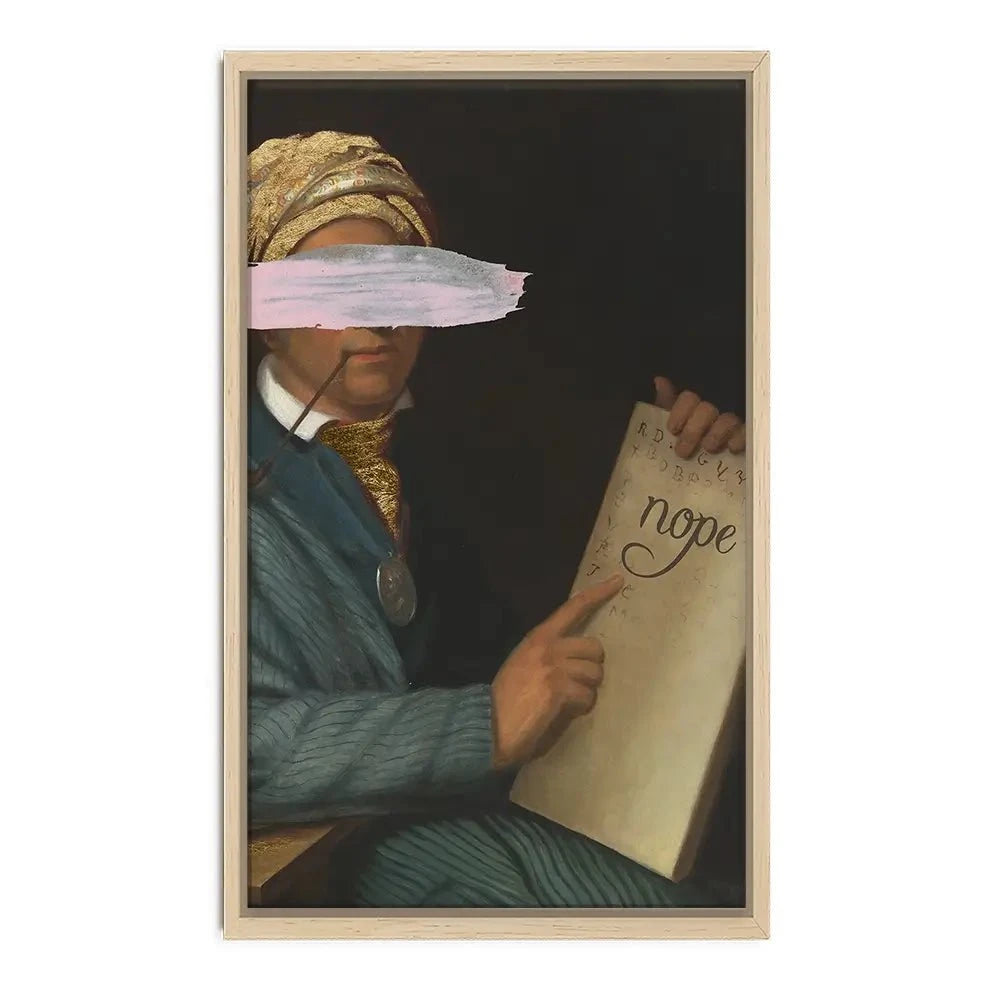 Masked Sequoyah Canvas Print Masked Sequoyah Canvas Print wall art product Jennifer Goldberger