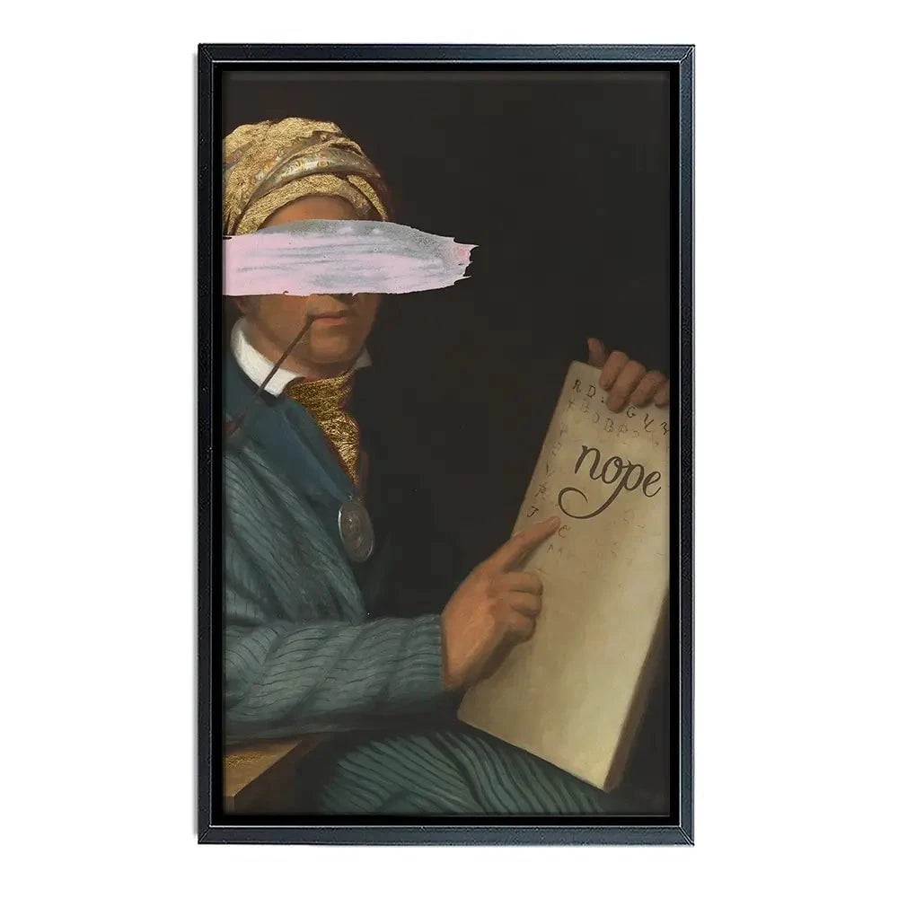 Masked Sequoyah Canvas Print Masked Sequoyah Canvas Print wall art product Jennifer Goldberger