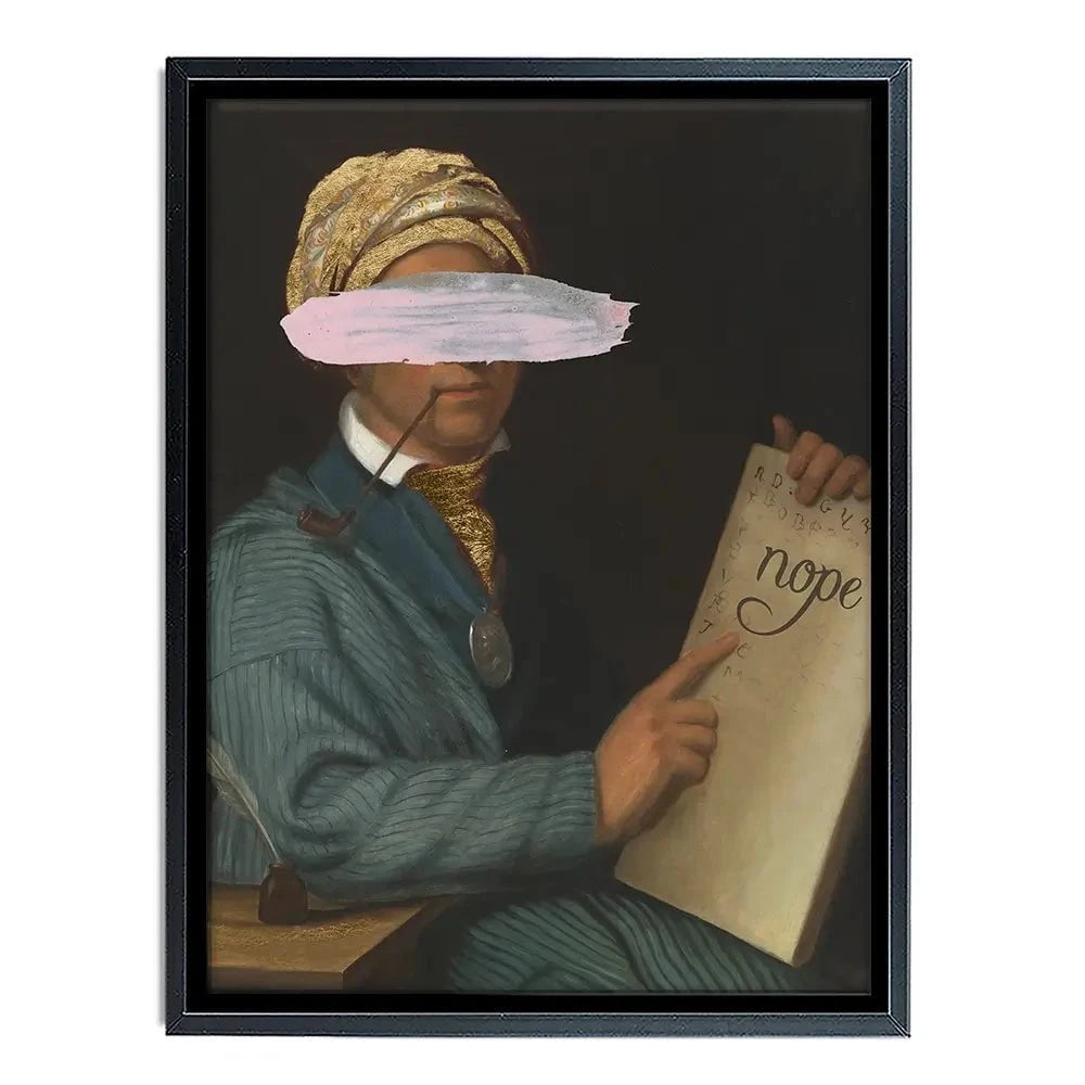 Masked Sequoyah Canvas Print Masked Sequoyah Canvas Print wall art product Jennifer Goldberger