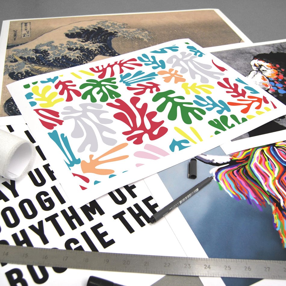 Matisse Patterns Art Print wall art product / Shutterstock