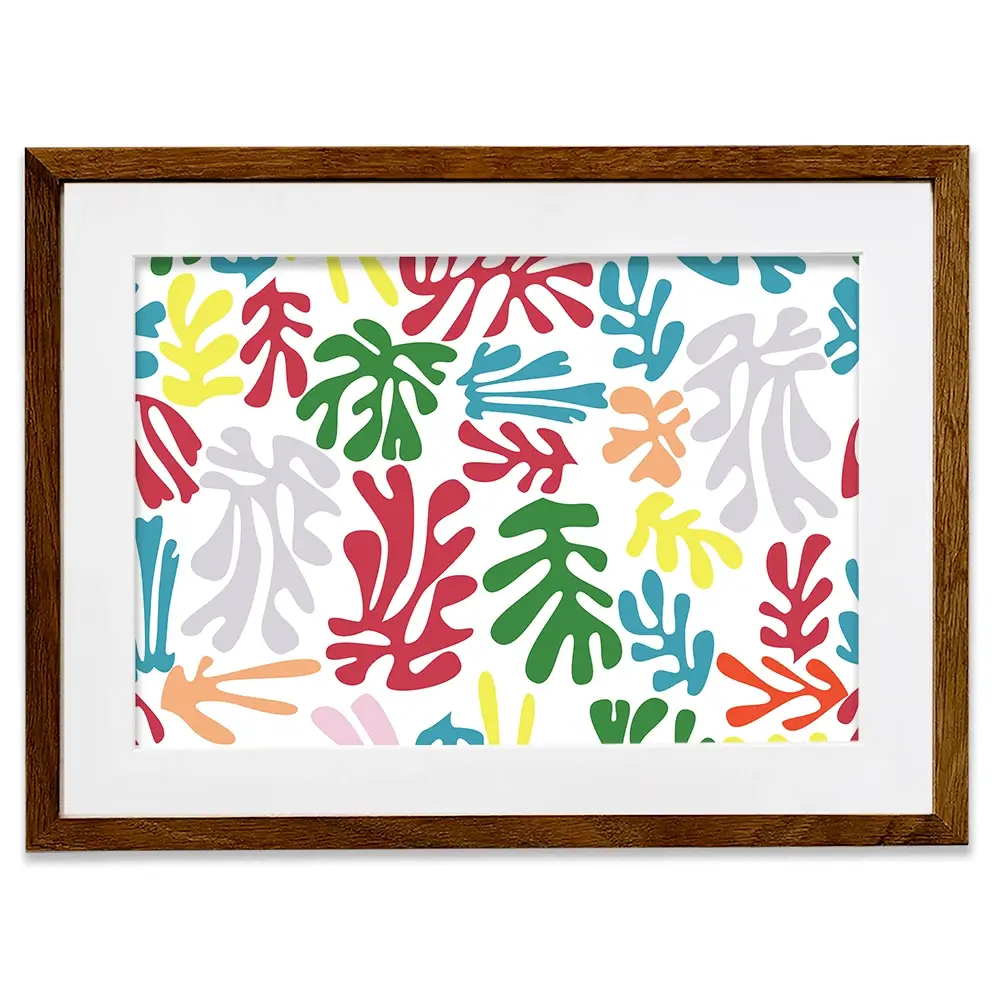 Matisse Patterns Framed Art Print Matisse Patterns Framed Art Print wall art product bluelela / Shutterstock