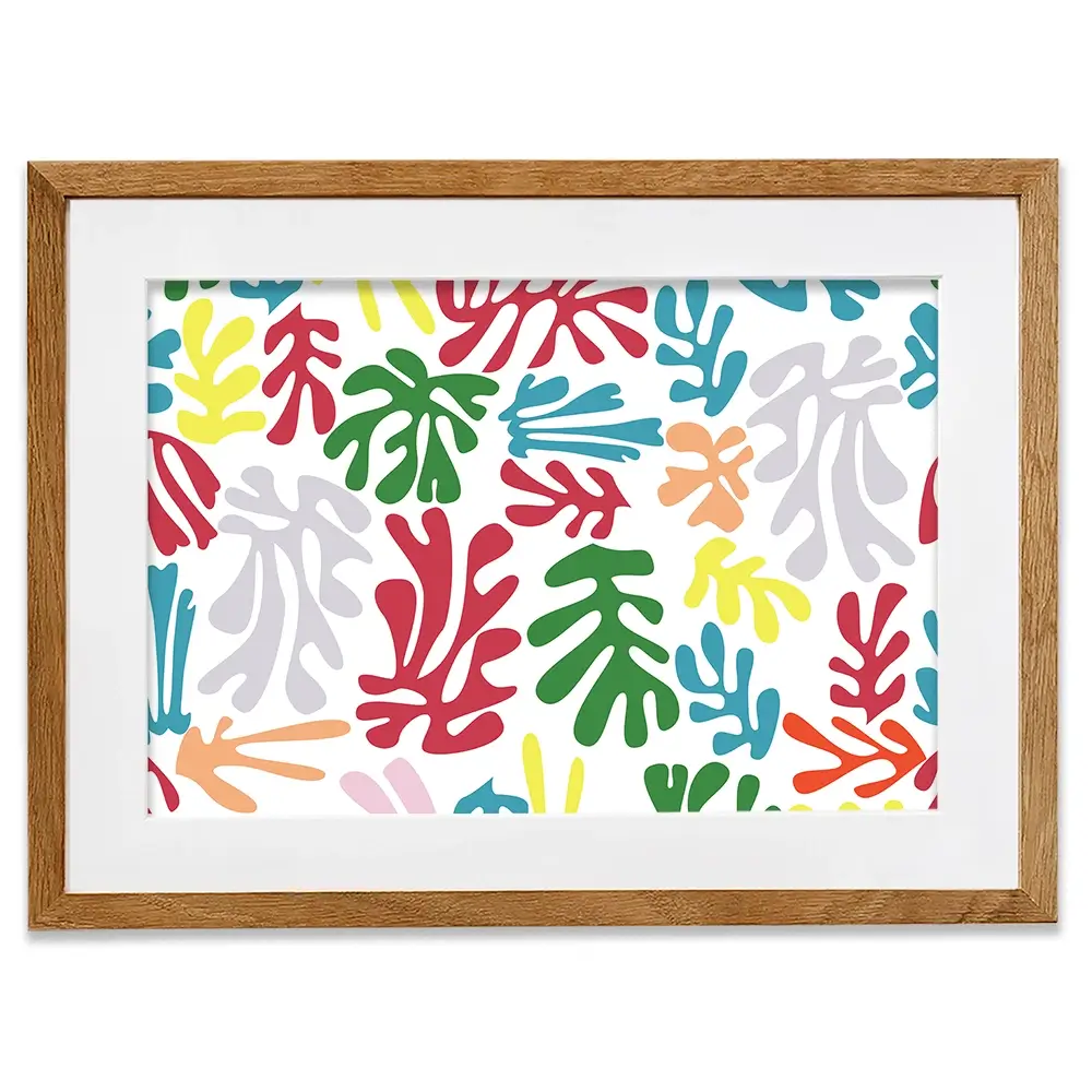 Matisse Patterns Framed Art Print Matisse Patterns Framed Art Print wall art product bluelela / Shutterstock