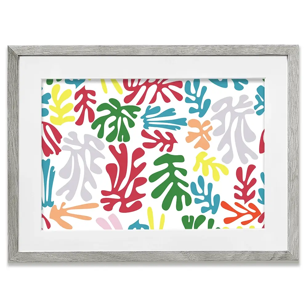 Matisse Patterns Framed Art Print Matisse Patterns Framed Art Print wall art product bluelela / Shutterstock
