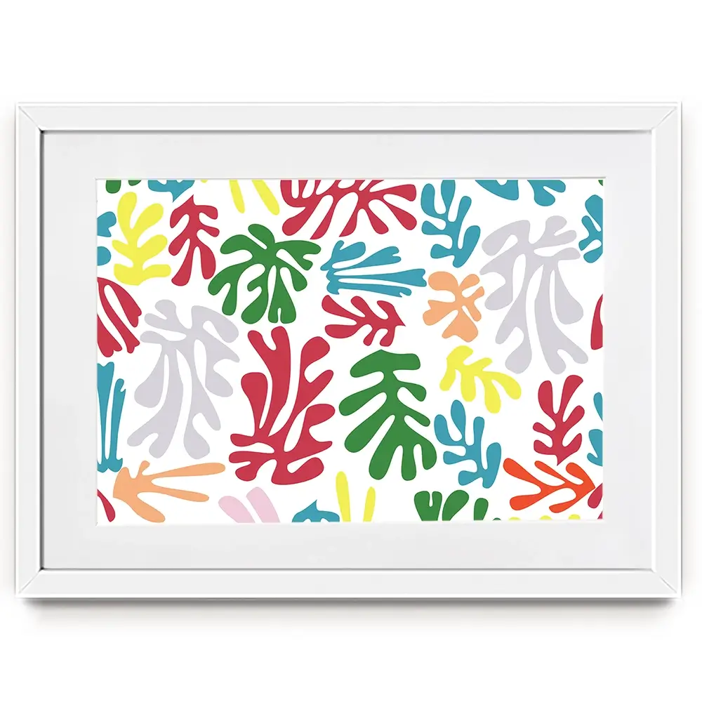 Matisse Patterns Framed Art Print Matisse Patterns Framed Art Print wall art product bluelela / Shutterstock