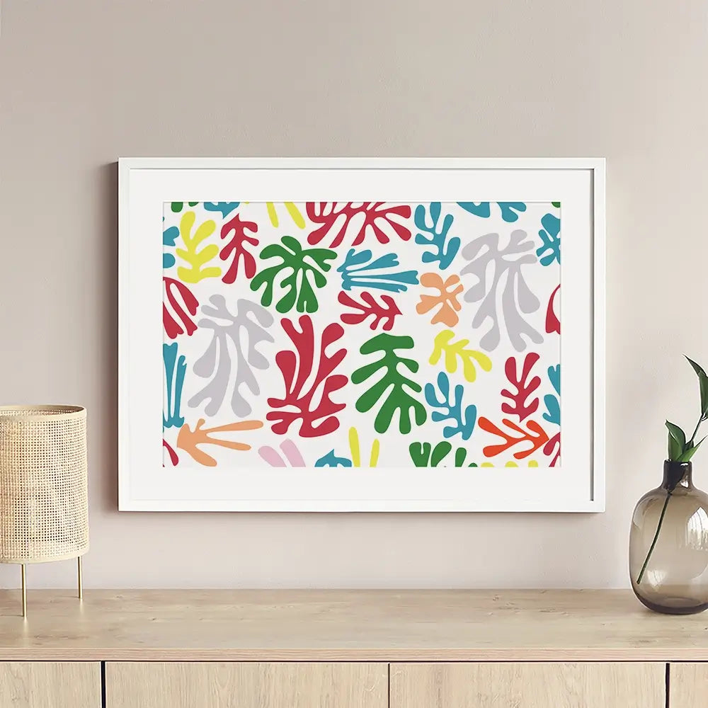 Matisse Patterns Framed Art Print Matisse Patterns Framed Art Print wall art product bluelela / Shutterstock