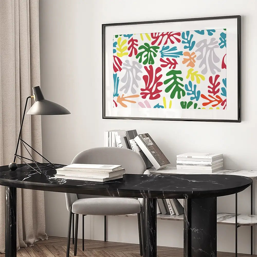 Matisse Patterns Framed Art Print Matisse Patterns Framed Art Print wall art product bluelela / Shutterstock