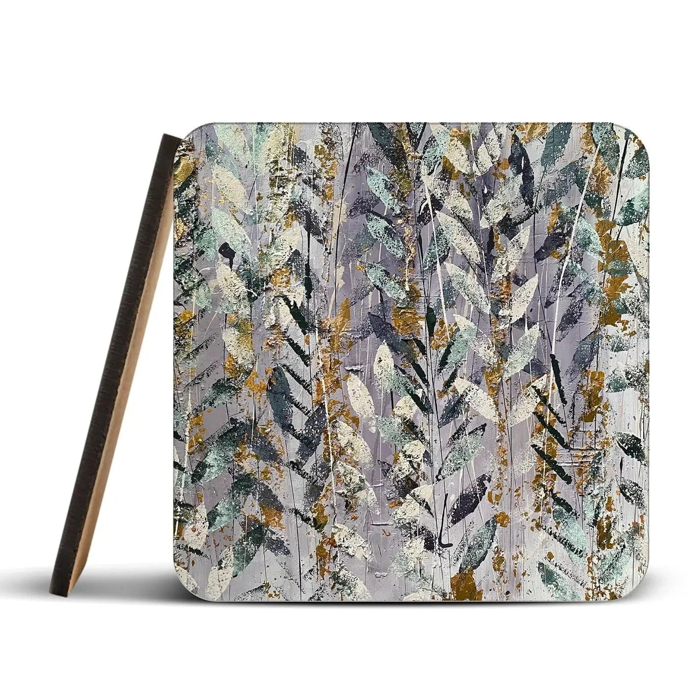Mauve Coaster Set Rainbow Soul Tree Coaster Set | Rainbow Soul Tree Art Coasters wall art product Scarlet Sky Studio