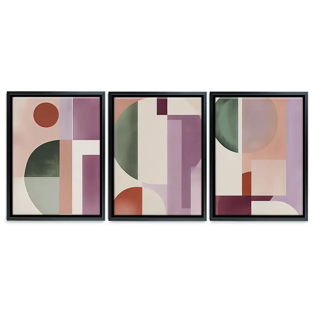 Mauve Mystery Trio Canvas Print Mauve Mystery Trio Canvas Print wall art product Art Print Shop