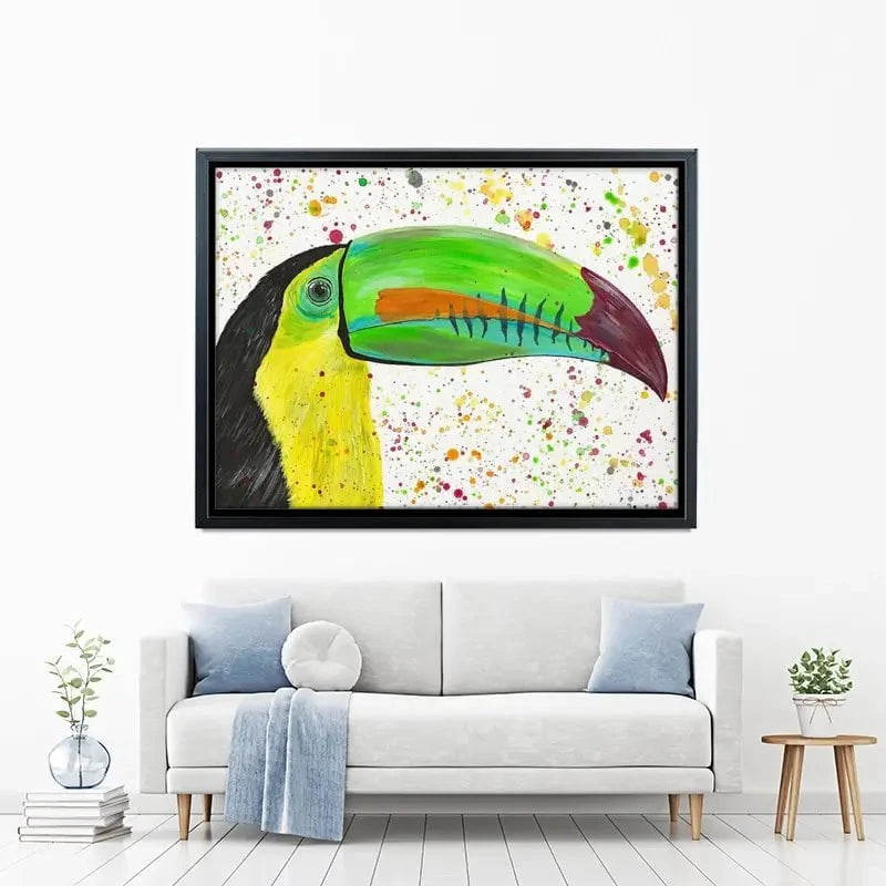 Maximus The Toucan Canvas Print Maximus The Toucan Canvas Print wall art product Emma LC Art