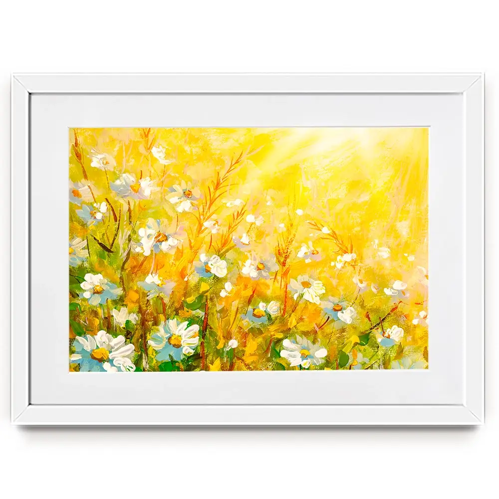 Meadow In Spring Framed Art Print Meadow In Spring Framed Art Print wall art product Valery Rybakow / Shutterstock