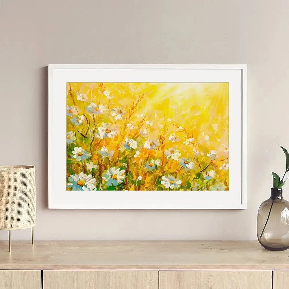 Meadow In Spring Framed Art Print Meadow In Spring Framed Art Print wall art product Valery Rybakow / Shutterstock