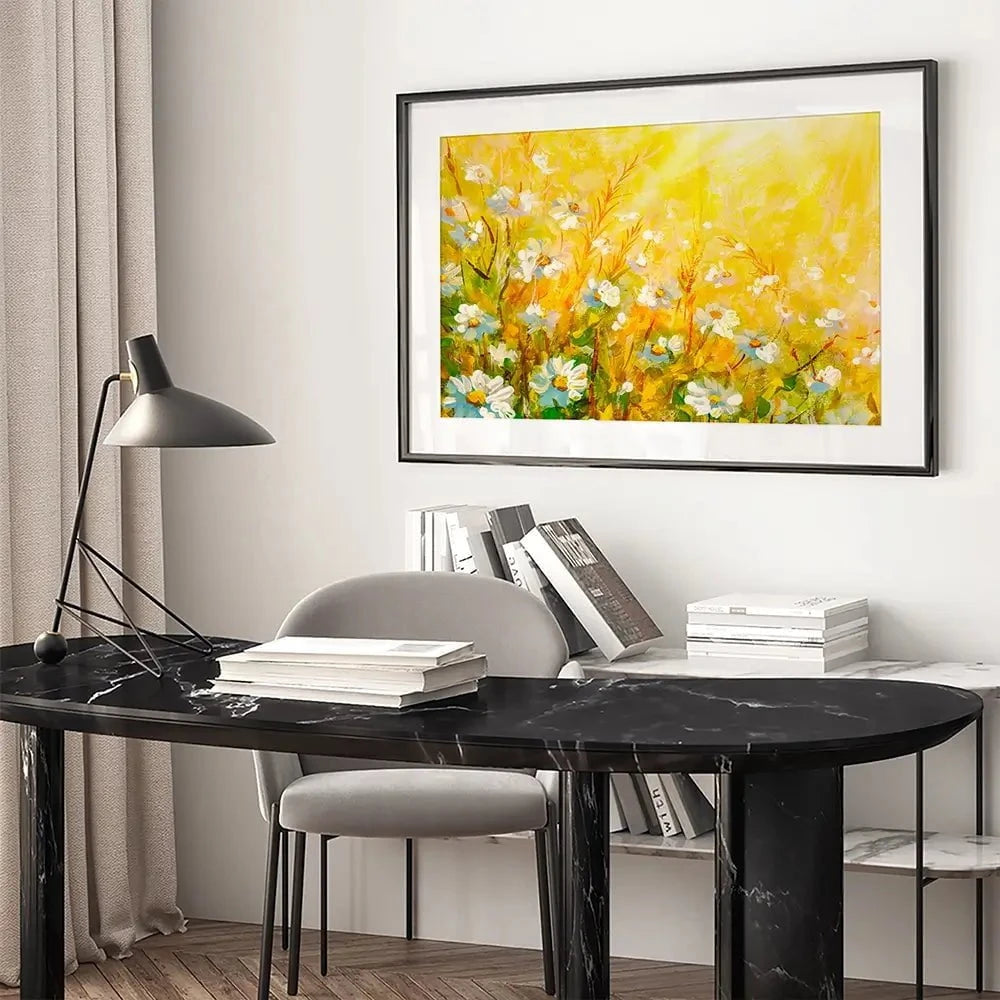 Meadow In Spring Framed Art Print Meadow In Spring Framed Art Print wall art product Valery Rybakow / Shutterstock