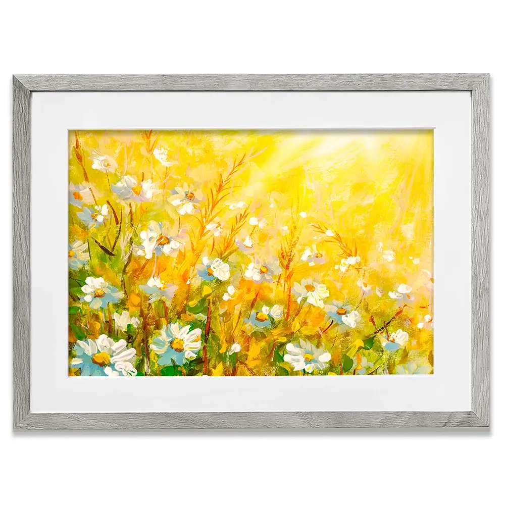 Meadow In Spring Framed Art Print Meadow In Spring Framed Art Print wall art product Valery Rybakow / Shutterstock