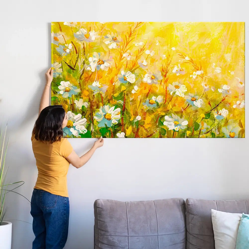 Meadow In Spring Oversized Canvas Print Meadow In Spring Oversized Canvas Print wall art product Valery Rybakow / Shutterstock