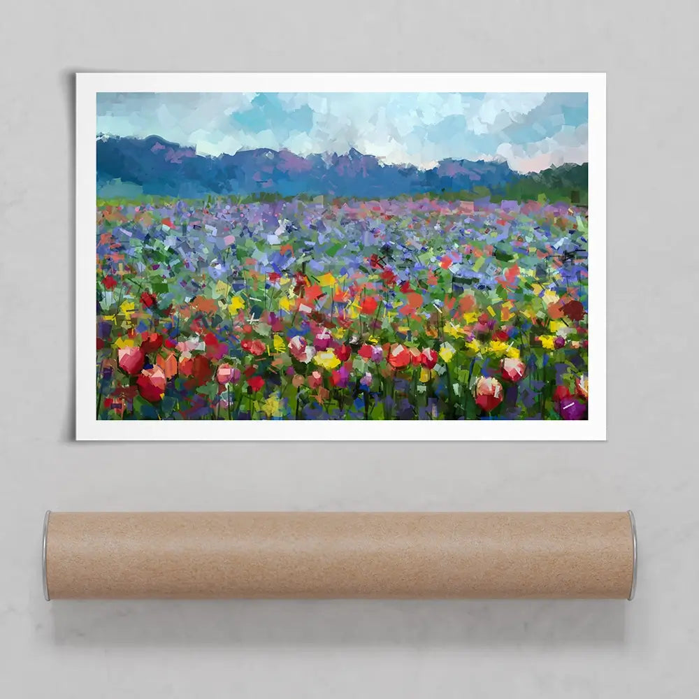 Meadow Of Colour Art Print Meadow Of Colour Art Print wall art product pluie_r / Shutterstock