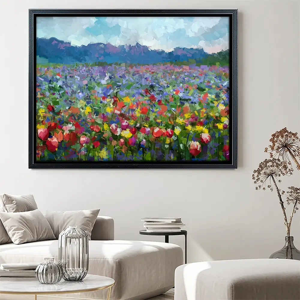 Meadow Of Colour Canvas Print Meadow Of Colour Canvas Print wall art product pluie_r / Shutterstock