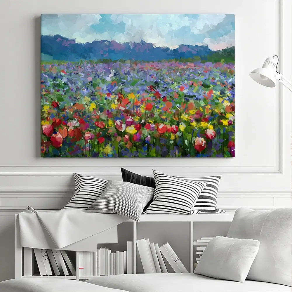 Meadow Of Colour Canvas Print Meadow Of Colour Canvas Print wall art product pluie_r / Shutterstock