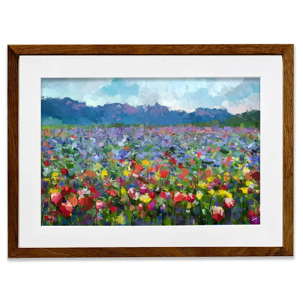 Meadow Of Colour Framed Art Print Meadow Of Colour Framed Art Print wall art product pluie_r / Shutterstock