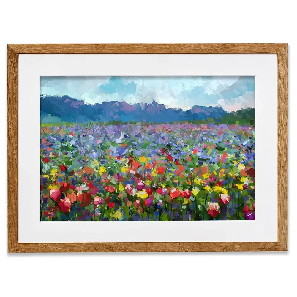 Meadow Of Colour Framed Art Print Meadow Of Colour Framed Art Print wall art product pluie_r / Shutterstock