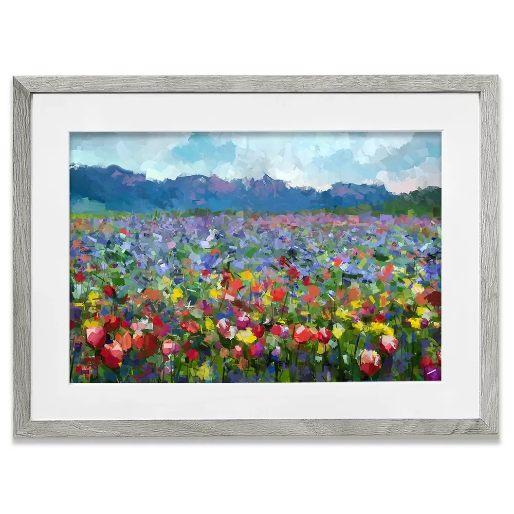 Meadow Of Colour Framed Art Print Meadow Of Colour Framed Art Print wall art product pluie_r / Shutterstock