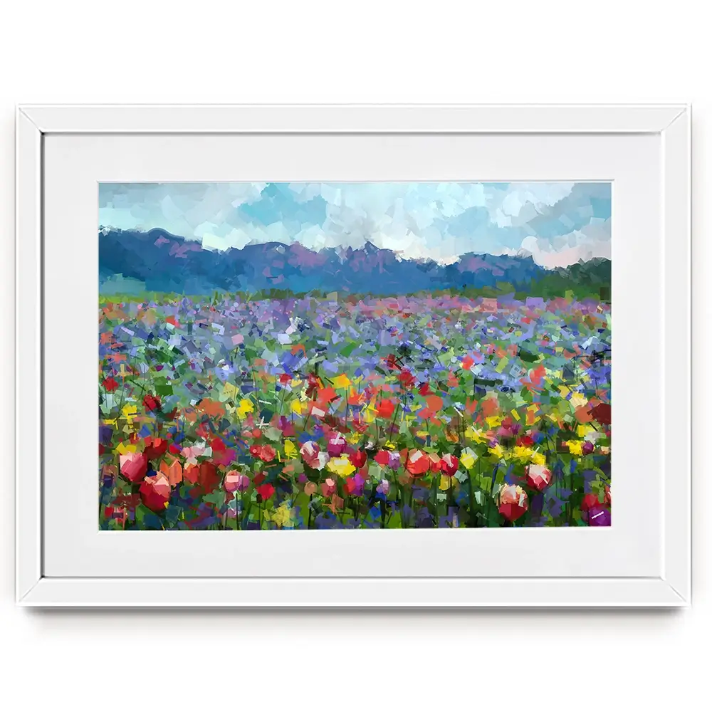 Meadow Of Colour Framed Art Print Meadow Of Colour Framed Art Print wall art product pluie_r / Shutterstock