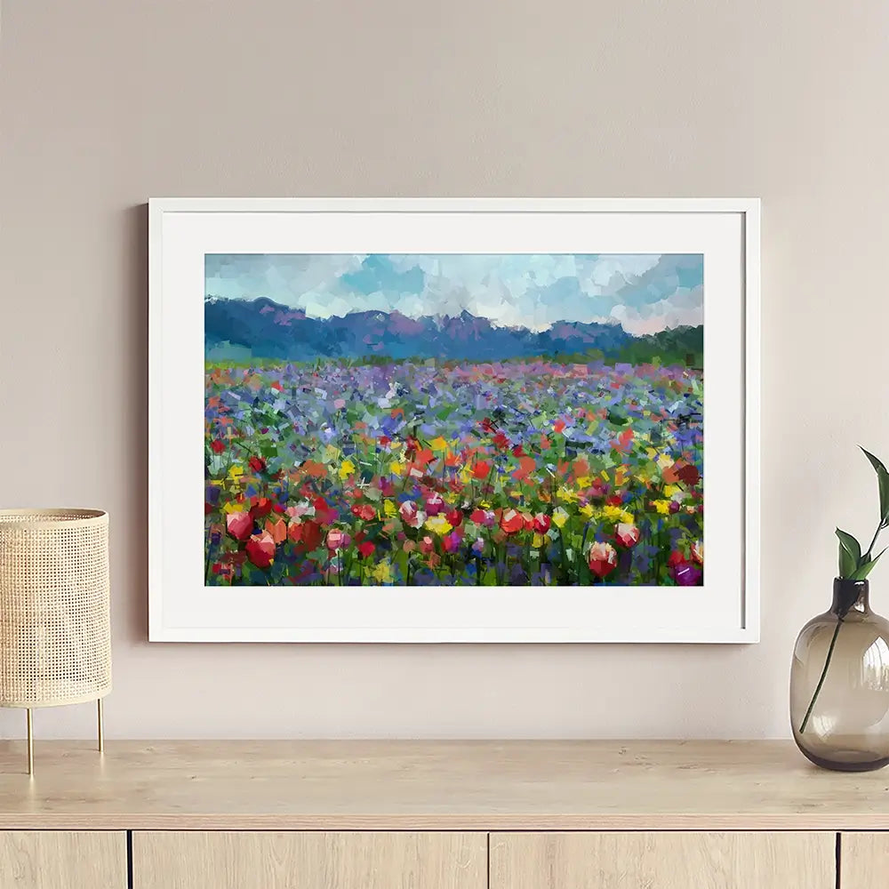 Meadow Of Colour Framed Art Print Meadow Of Colour Framed Art Print wall art product pluie_r / Shutterstock