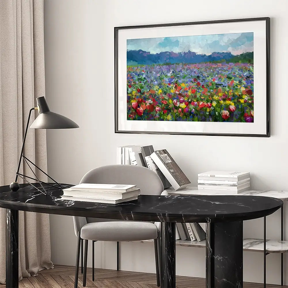 Meadow Of Colour Framed Art Print Meadow Of Colour Framed Art Print wall art product pluie_r / Shutterstock