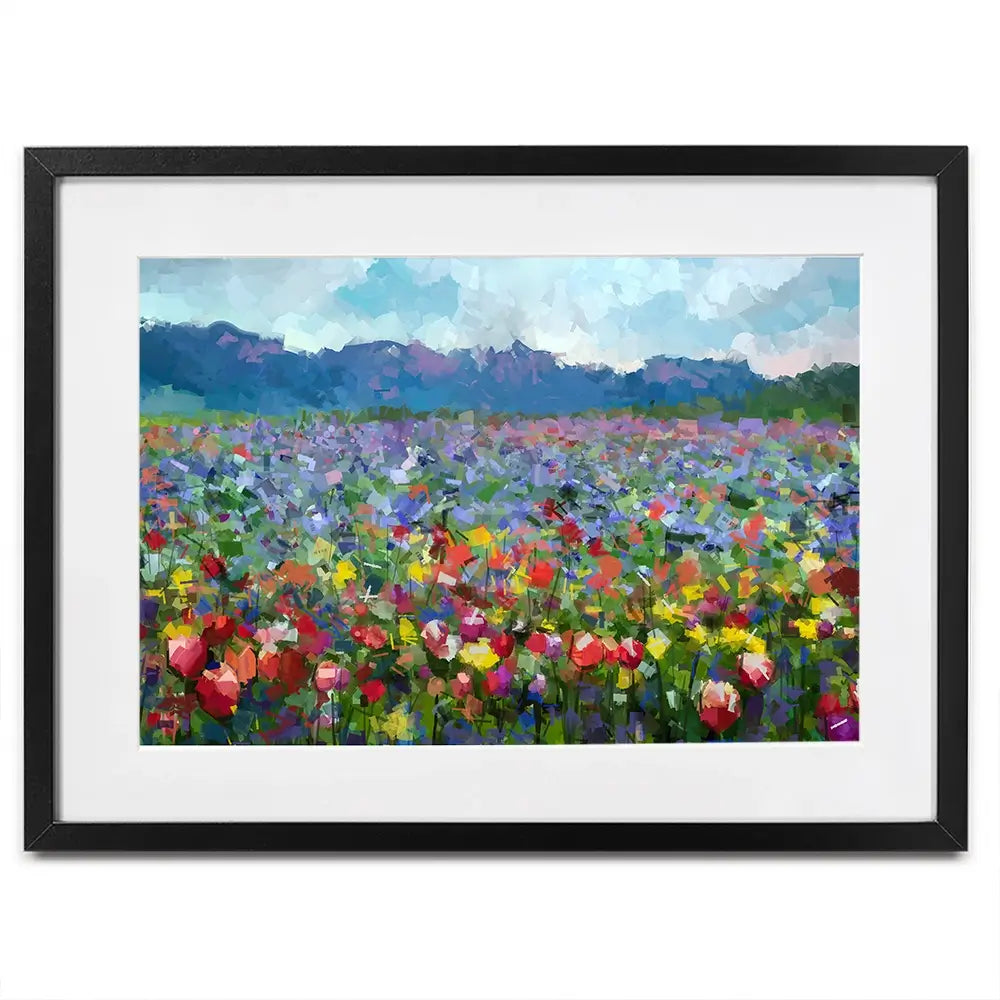 Meadow Of Colour Framed Art Print Meadow Of Colour Framed Art Print wall art product pluie_r / Shutterstock