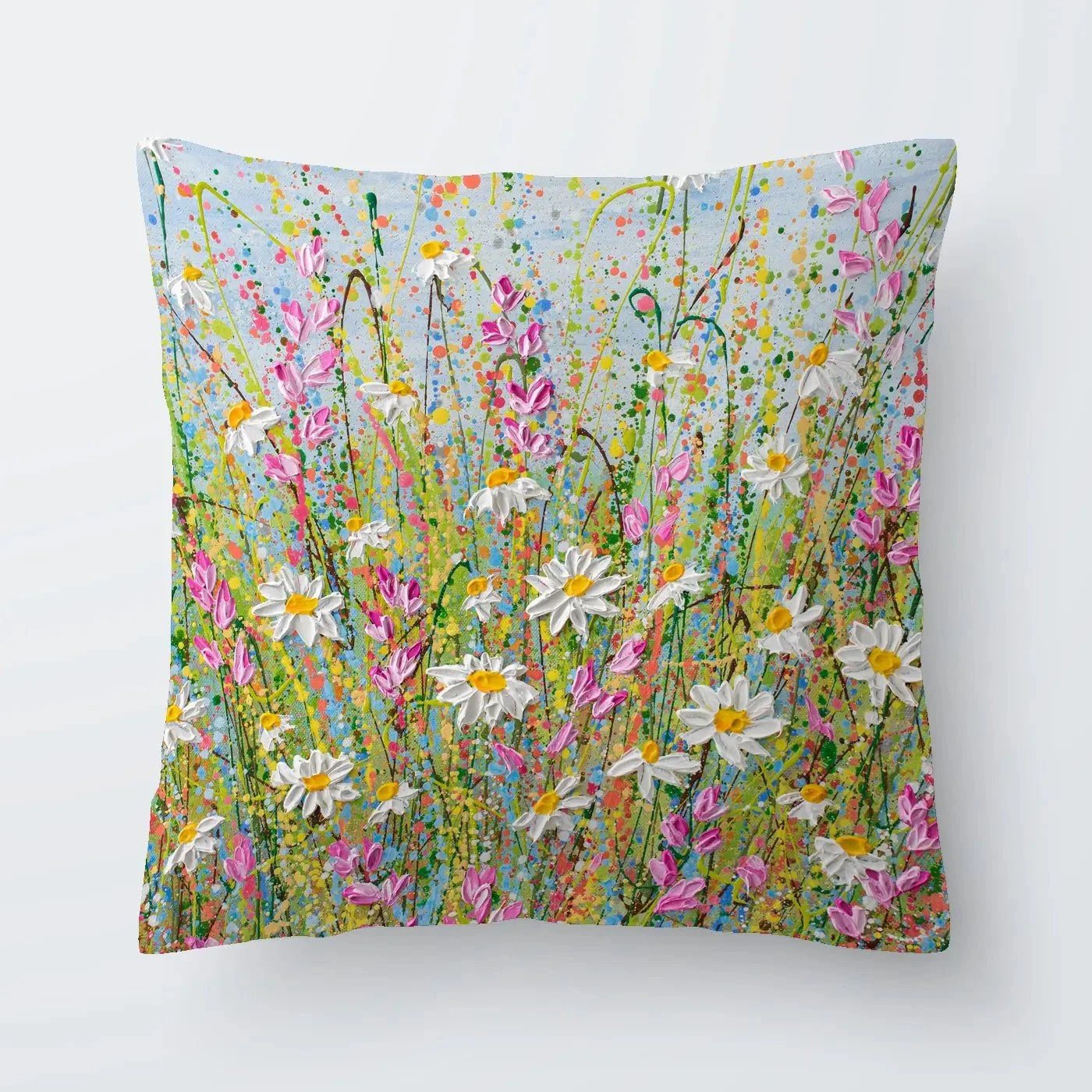 Meadow Of Daisies Cushion Meadow Of Daisies Cushion wall art product Olga Tkachyk