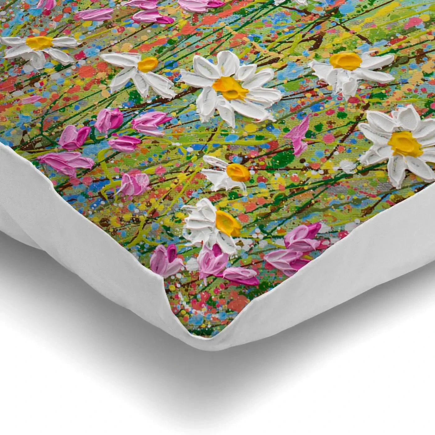 Meadow Of Daisies Cushion Meadow Of Daisies Cushion wall art product Olga Tkachyk