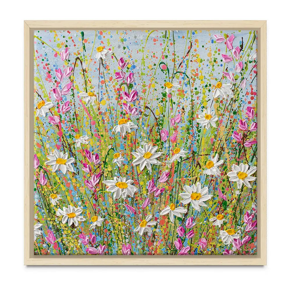 Meadow Of Daisies Oversized Canvas Print Meadow Of Daisies Oversized Canvas Print wall art product Olga Tkachyk