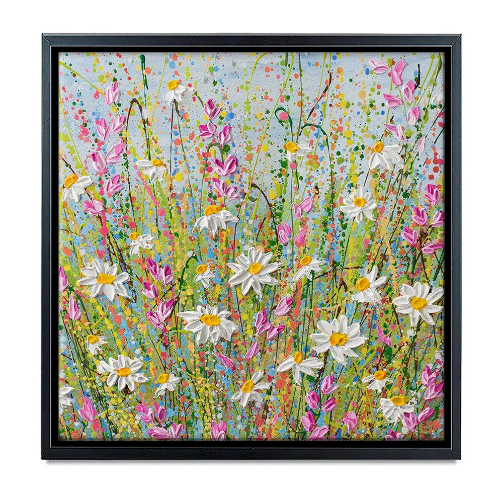 Meadow Of Daisies Oversized Canvas Print Meadow Of Daisies Oversized Canvas Print wall art product Olga Tkachyk