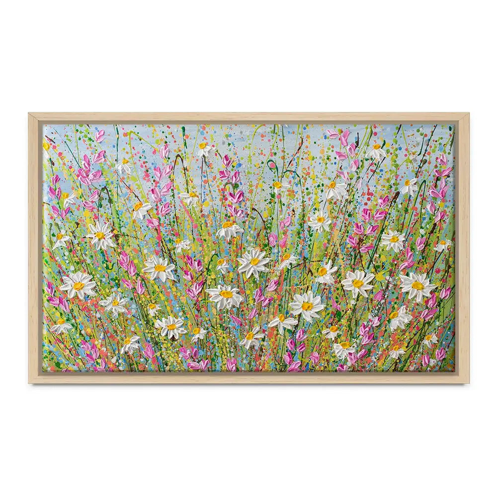 Meadow Of Daisies Oversized Canvas Print Meadow Of Daisies Oversized Canvas Print wall art product Olga Tkachyk