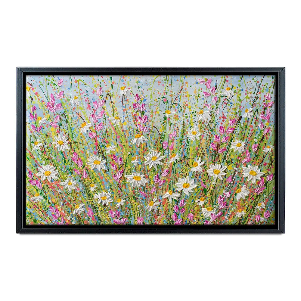 Meadow Of Daisies Oversized Canvas Print Meadow Of Daisies Oversized Canvas Print wall art product Olga Tkachyk