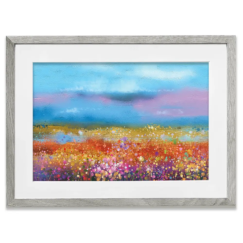 Meadow Of Flowers Framed Art Print Meadow Of Flowers Framed Art Print wall art product pluie_r / Shutterstock