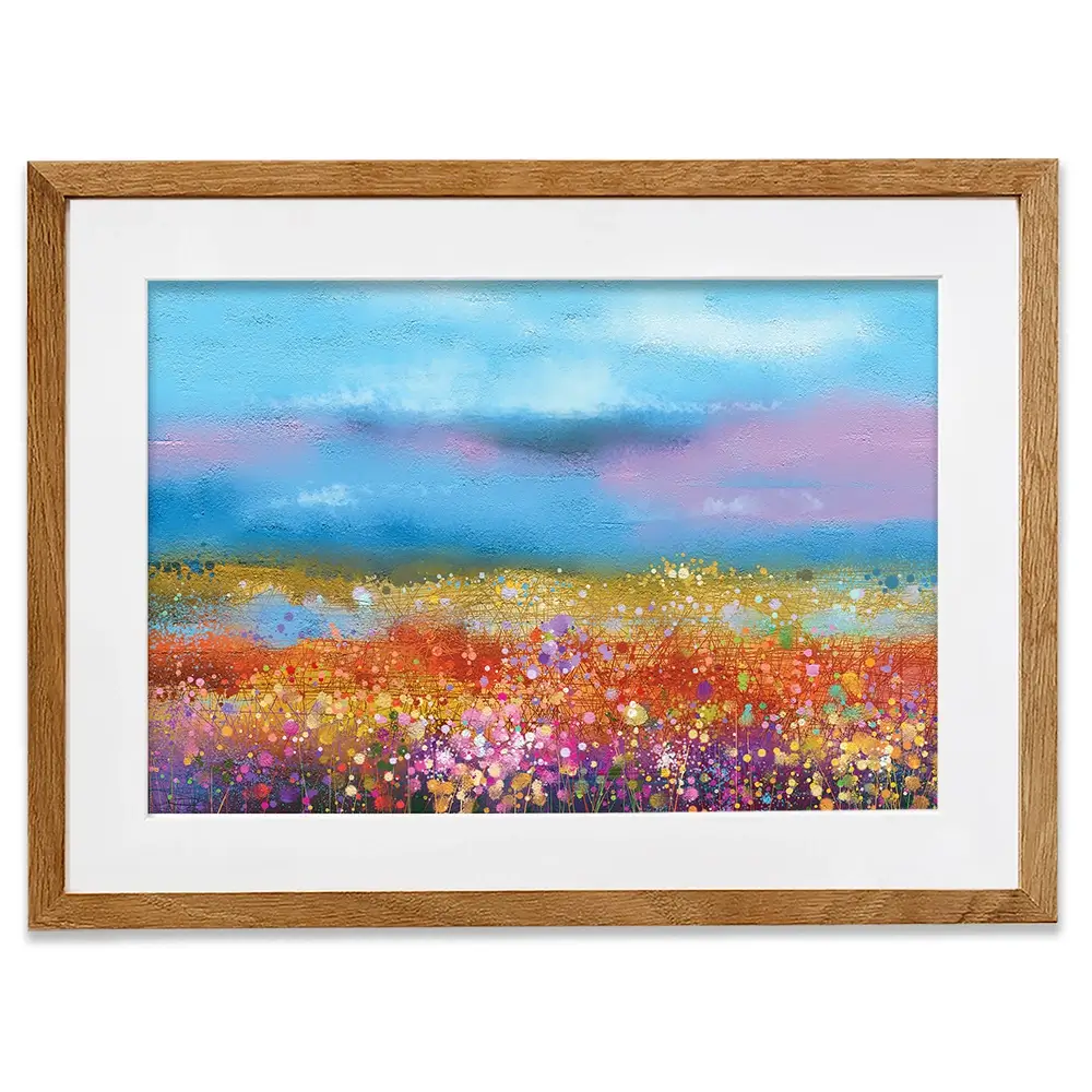 Meadow Of Flowers Framed Art Print Meadow Of Flowers Framed Art Print wall art product pluie_r / Shutterstock