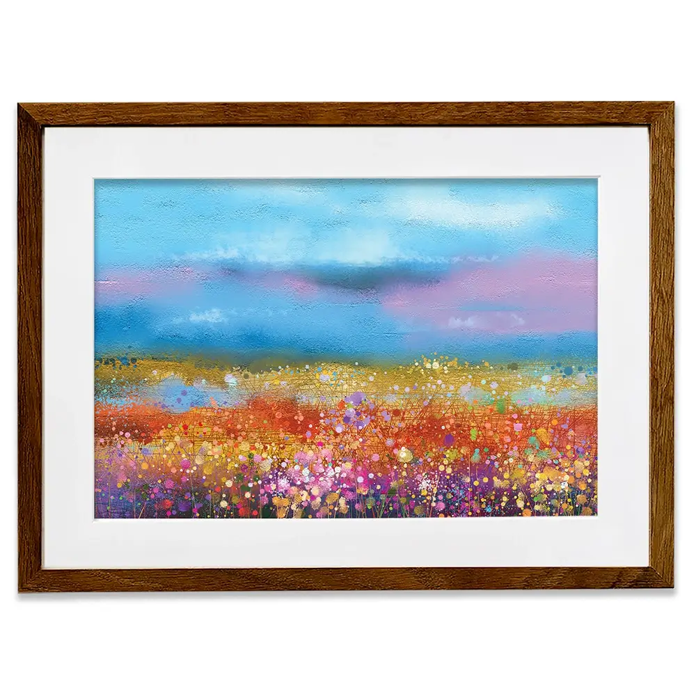 Meadow Of Flowers Framed Art Print Meadow Of Flowers Framed Art Print wall art product pluie_r / Shutterstock