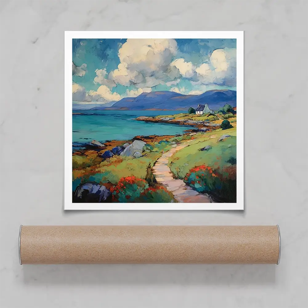 Meandering Mull Square Art Print Meandering Mull Square Art Print wall art product David Alexander Elder